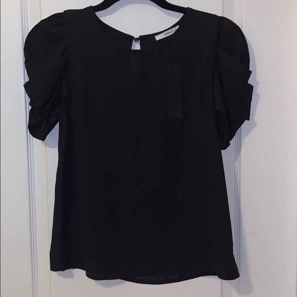 Dressy black blouse